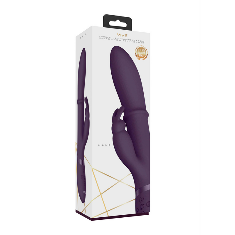 Halo - Ring Rabbit Vibrator - Purple