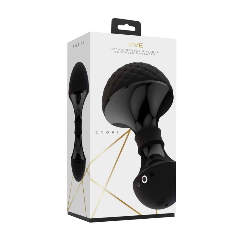 Enoki - Bendable Massager - Black