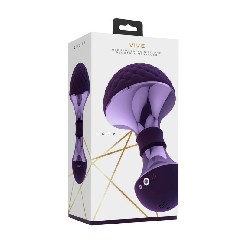 Enoki - Bendable Massager - Purple