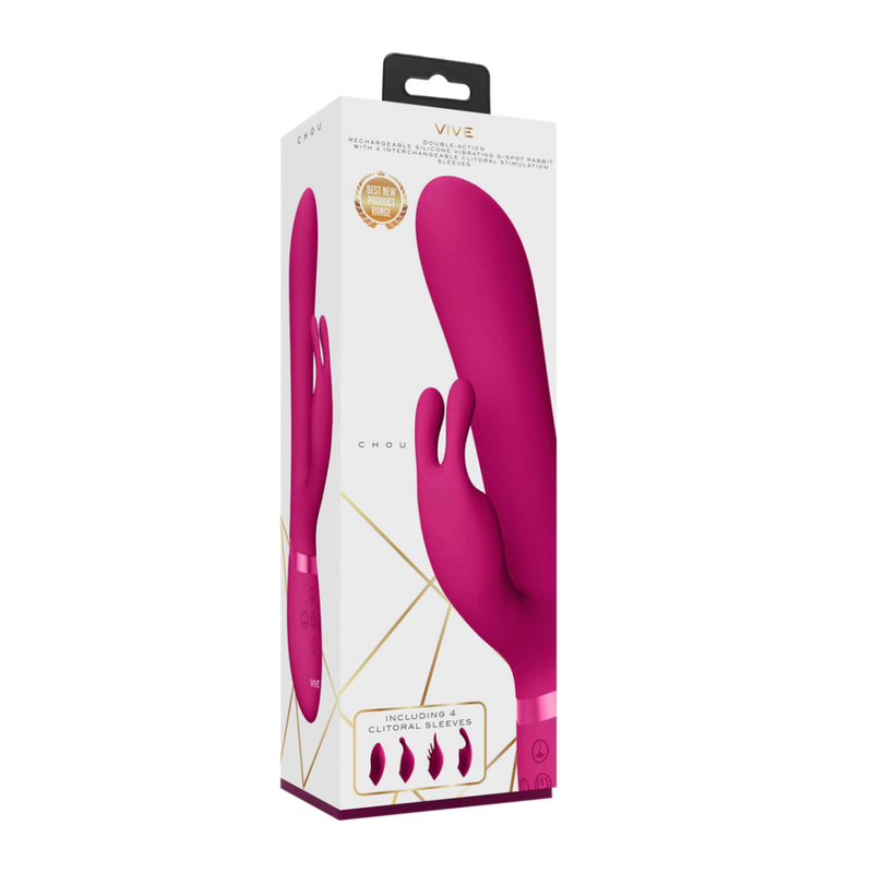 Chou - Stimulateur G-Spot et Clitoridien - Rose