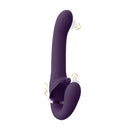 Satu - Harnais sans bretelles à onde pulsée et vibrant - Violet