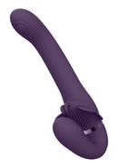 Satu - Harnais sans bretelles à onde pulsée et vibrant - Violet