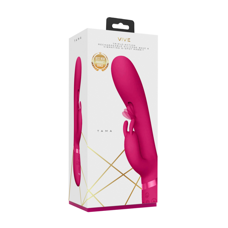 Tama - Lapin G-Spot Vibration et Vague - Rose