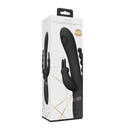 Rini - Vague de Pulsation  Vibrant Double Pénétration Lapin - Noir