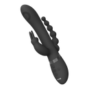 Rini - Vague de Pulsation  Vibrant Double Pénétration Lapin - Noir
