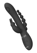 Rini - Vague de Pulsation  Vibrant Double Pénétration Lapin - Noir