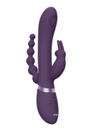 Rini - Vague Pulsée  Vibrant Double Pénétration Rabbit - Violet
