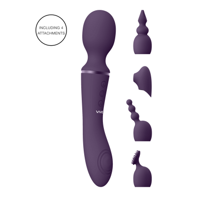 Nami - Pulse Wave  Vibrating Wand - Purple