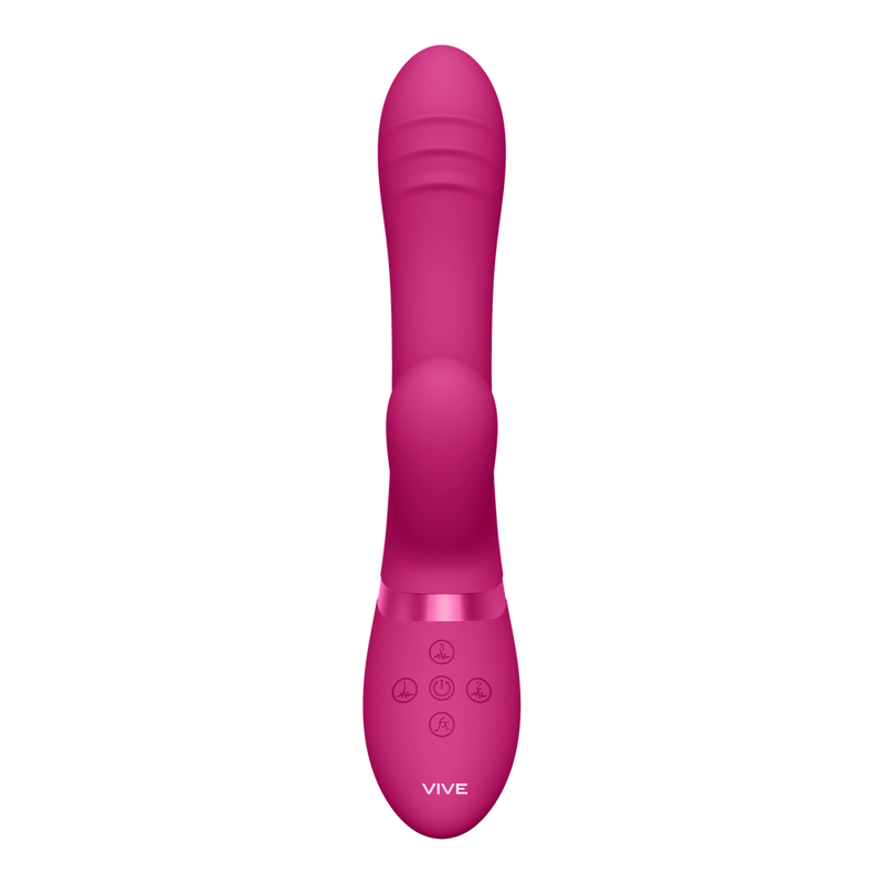 Tani - Vibrateur à onde pulsée avec mouvement des doigts - Rose