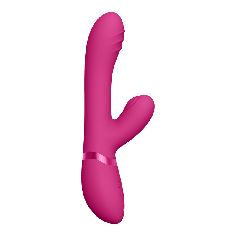 Tani - Vibrateur à onde pulsée avec mouvement des doigts - Rose