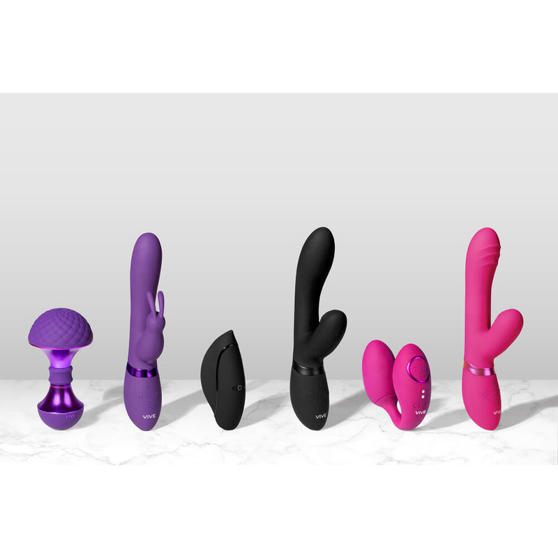 Taka - Inflatable and Vibrating Rabbit Vibrator - Purple