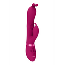 Gada - Vibrateur Bunny Ear G-Spot Rabbit avec tige à onde pulsée