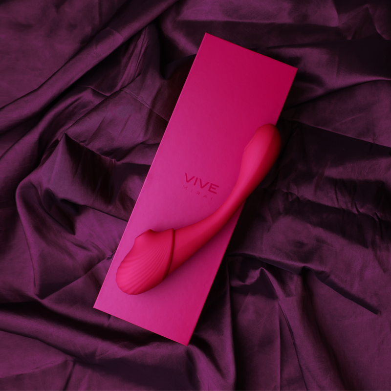 Mirai - Vibrateur Flexible Double Extrémité Pulse Wave  Air Wave