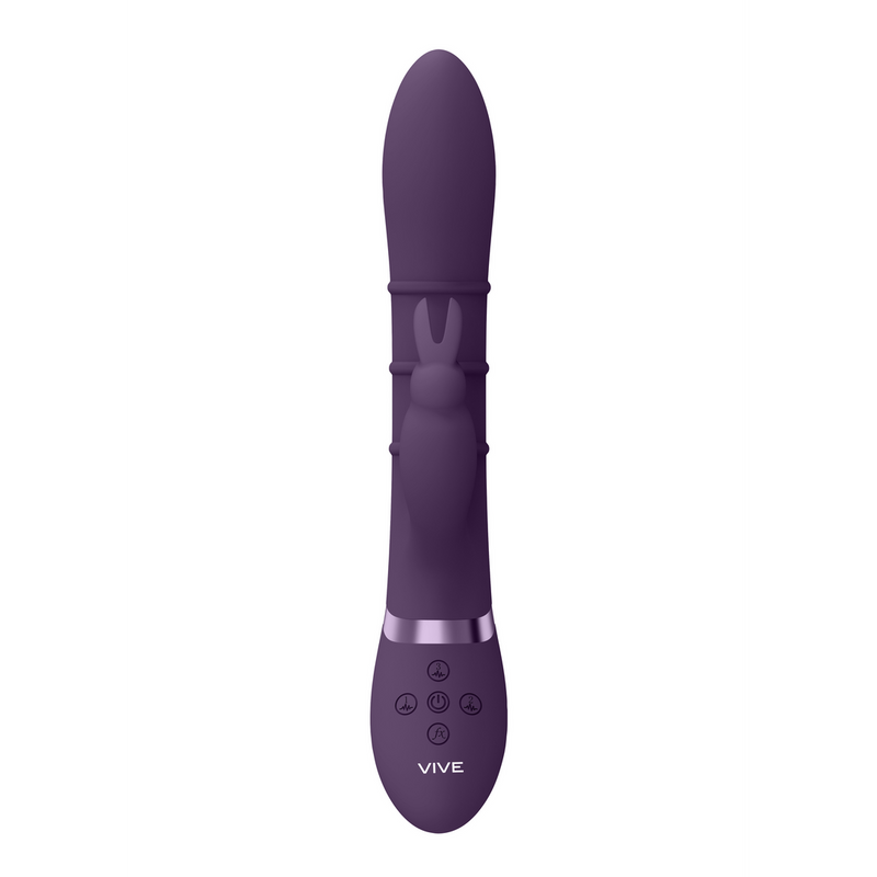 Sora - Up  Down Stimulating Rings, Vibrating G-Spot Rabbit - Purple