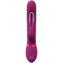Mika - Triple Moteur - Vibrant Rabbit avec Stimulateur G-Spot Innovant à Battement - Rose