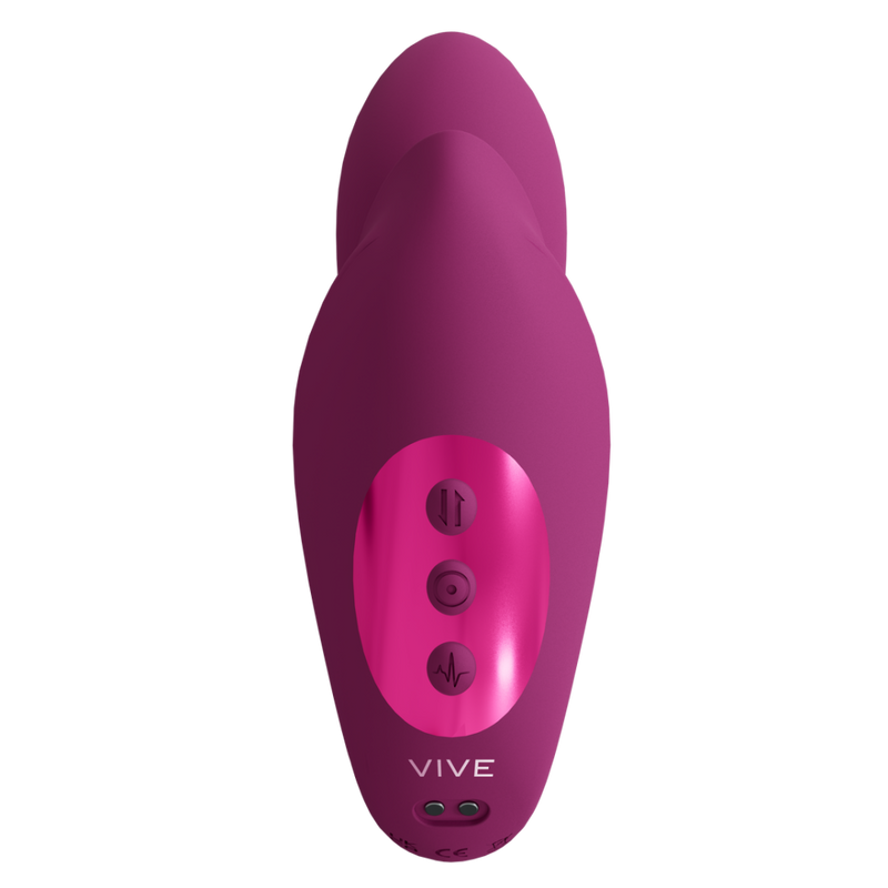 Yuki - Vibrateur G-Spot à Double Moteur avec Perles Massantes - Rose