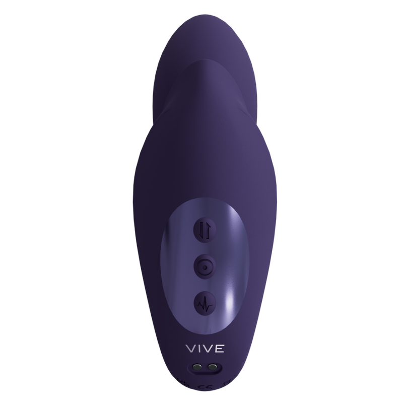 Yuki - Vibrateur G-Spot à Double Moteur avec Billes de Massage - Violet