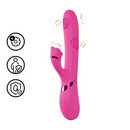 Fiore - Stimulateur Clitoridien Flottant Vibrant et Tapotant pour le Point G - Rose