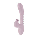 Andria - Stimulateur Clitoridien Vibrant et Tap pour le Point G avec LED - Rose