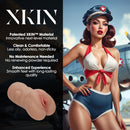 Pinup Dolls - Airforce Brat Bonnie Bombshell - Masturbateur TPE Large - 355g - Teint bronzé
