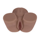 Bodyforms - Kaya Bloom - Masturbateur vibrant à double entrée - 2,4 kg / 5,4 lbs - Marron