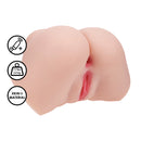 Bodyforms - Ivy Lane - Masturbateur vibrant à double entrée - 3,5 kg / 7,7 lbs - Chair