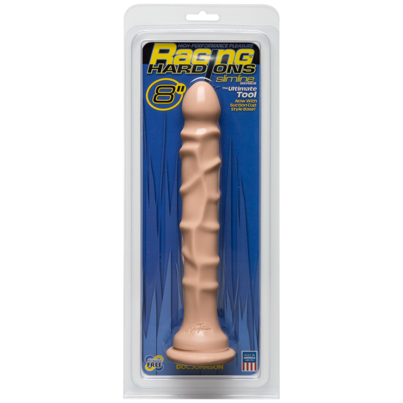 Slimline Dong with Suction Cup - 8 / 20 cm - Vanilla