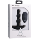 Vibromasseur perlé - Plug anal en silicone avec télécommande