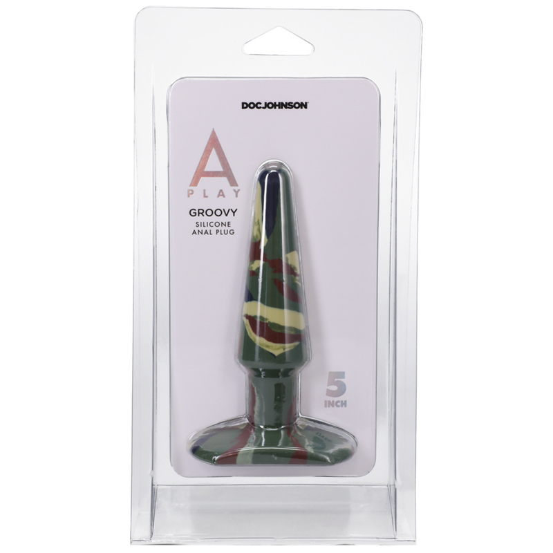 Groovy - Silicone Anal Plug - 5 / 12 cm - Camouflage