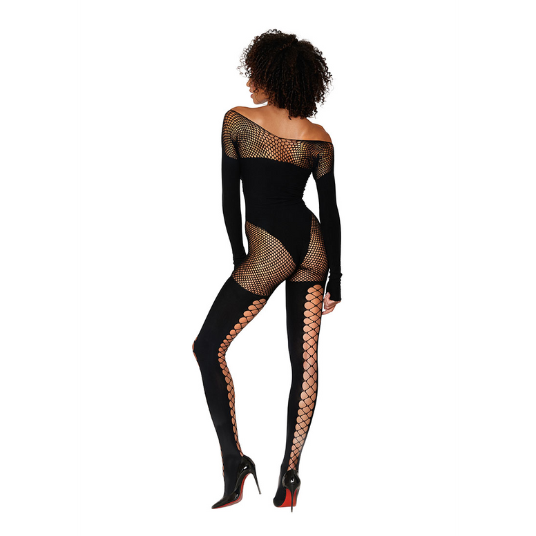 Bodystocking Diamond - One Size - Black