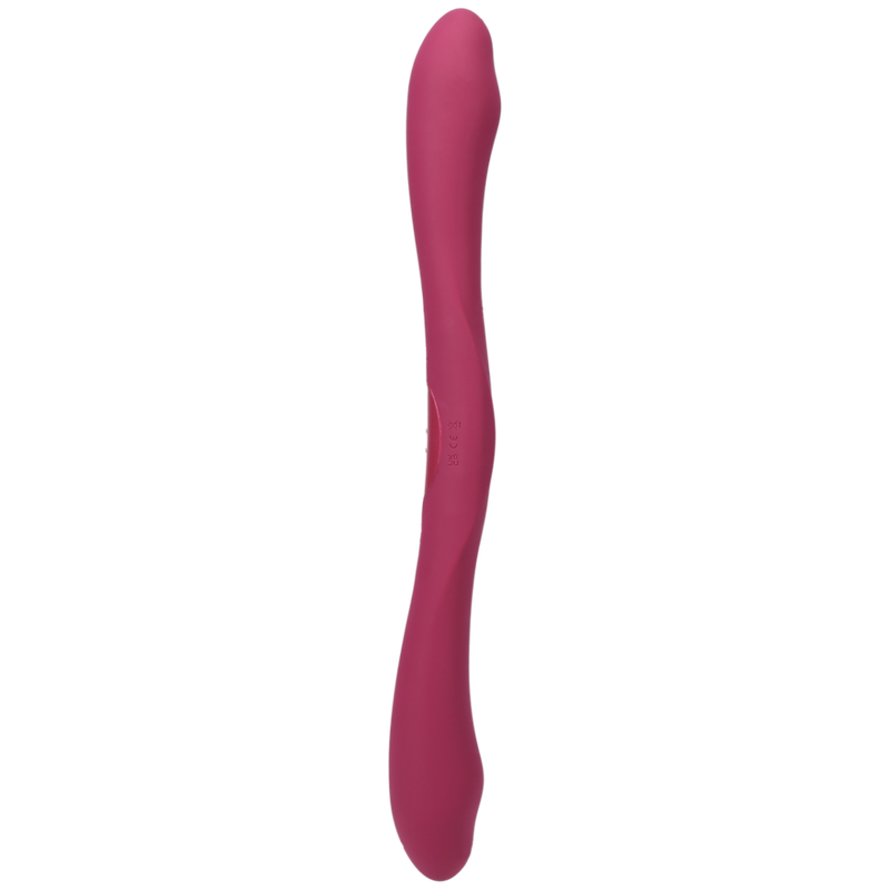 Duet - Double Ended Vibrator with Wireless Remote - Berry