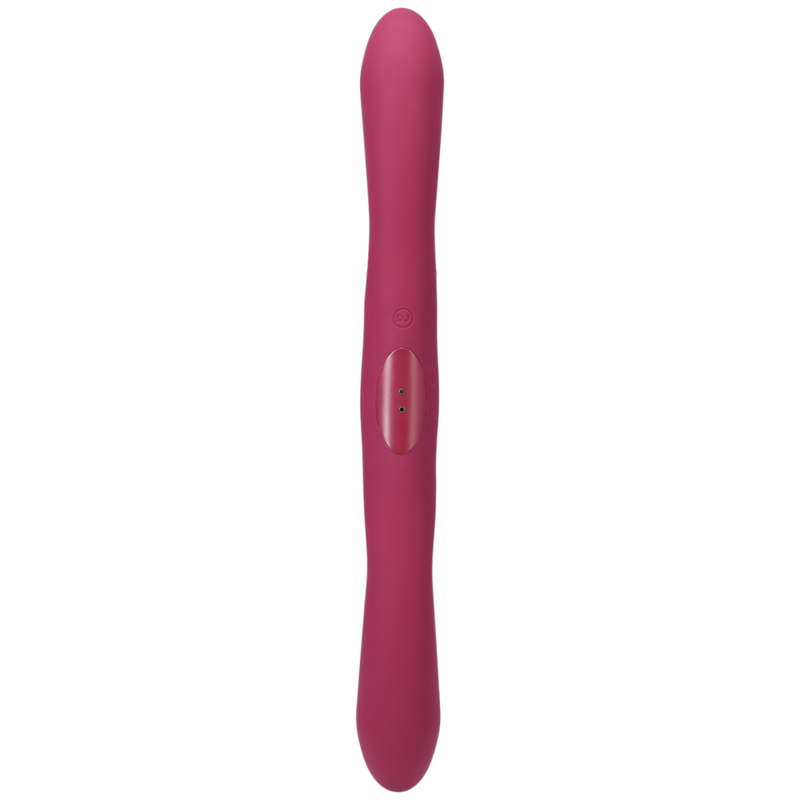 Duet - Double Ended Vibrator with Wireless Remote - Berry