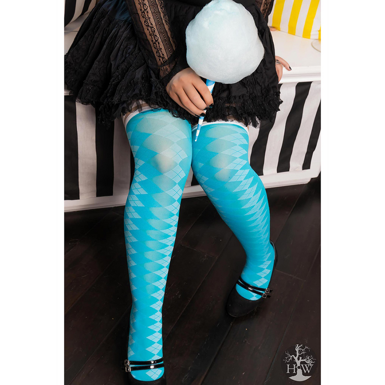 Par 4 - Thigh High - B - Blue