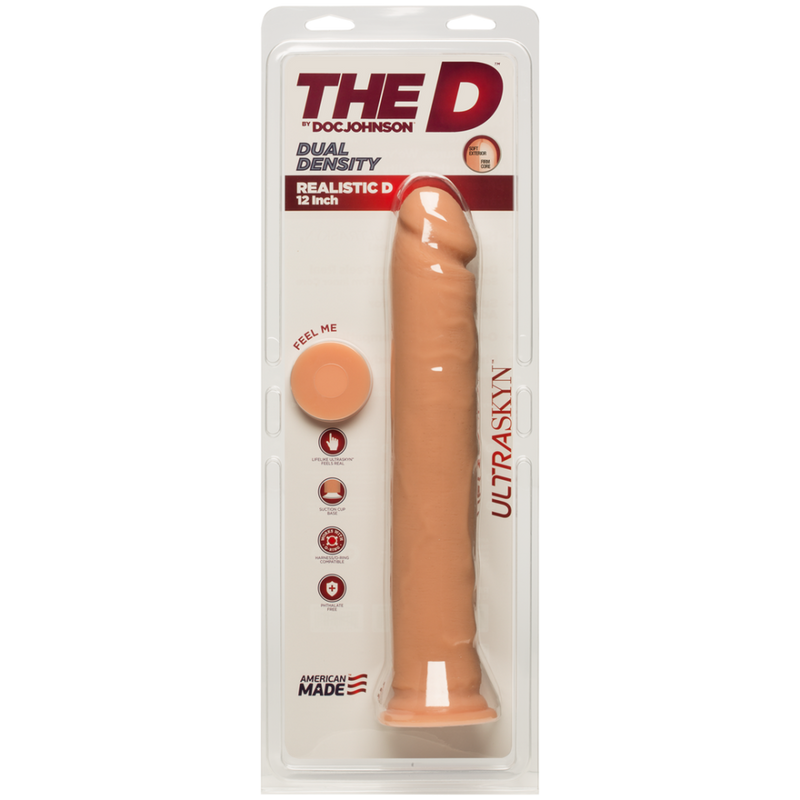 Realistic D - Realistic ULTRASKYN Dildo - 12 / 30 cm