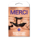 Le Paradoxe - Anneau de pénis en silicone/métal - 45mm - Noir