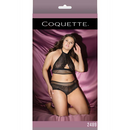 Fishnet Halter Top and Booty Shorts - Plus Size