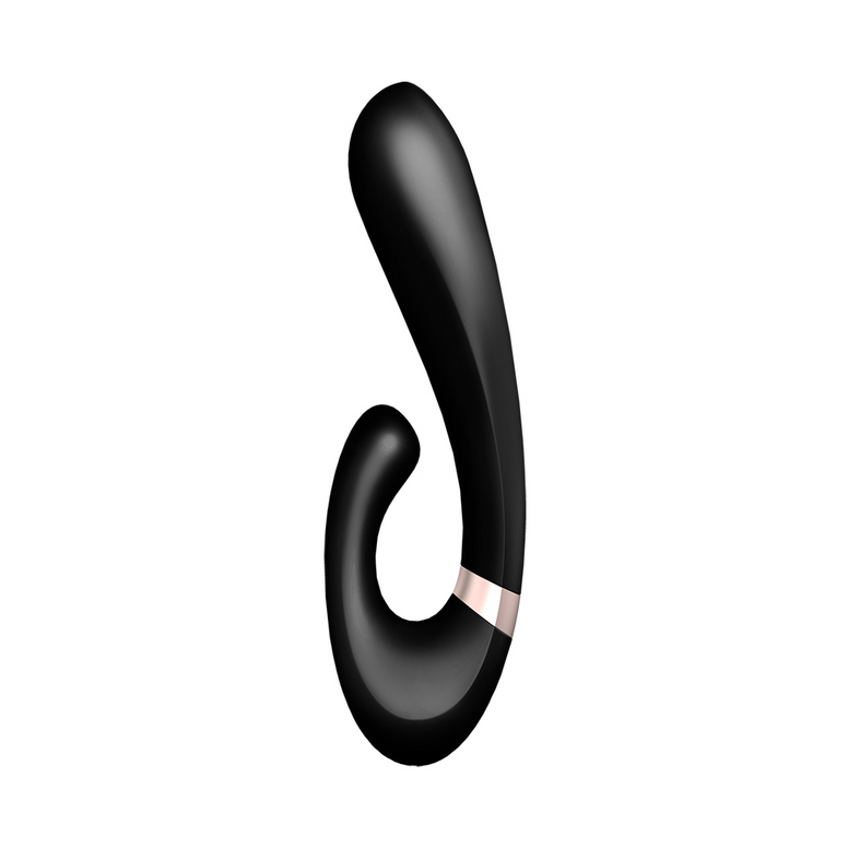 Heat Wave - Warming Vibrator and Clitoral Stimulator - Black