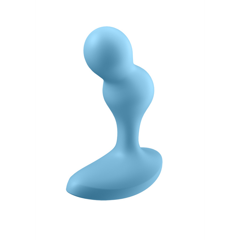 Deep Diver - Vibrating Anal Plug - Light Blue