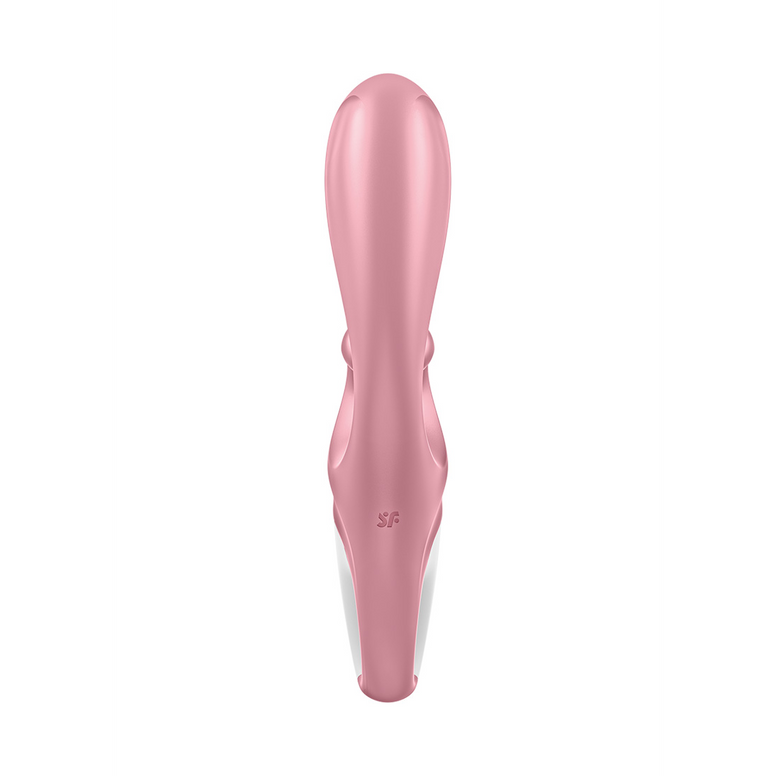 Hug Me - Rabbit Vibrator with Tongue Tip for Clitoris Stimulation - Pink