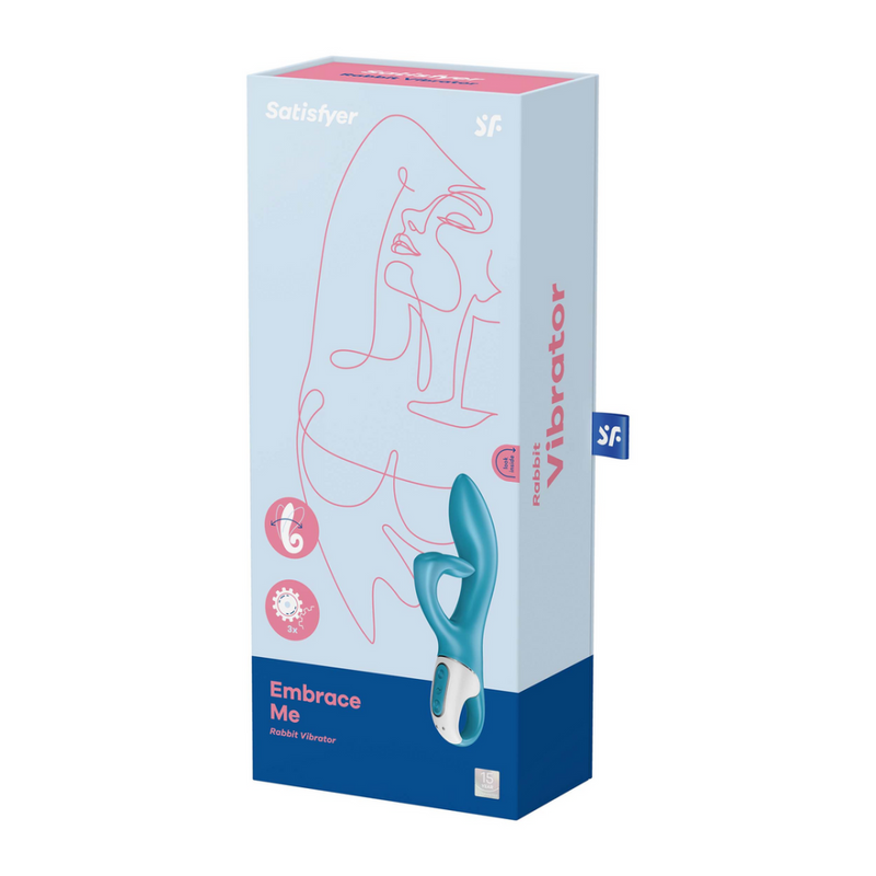 Embrace Me - Rabbit Vibrator - Turquoise