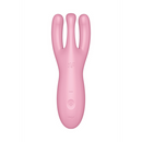 Threesome 4Plus - Vibrateur à poser avec application - Rose