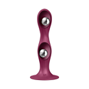 Double Ball-R - Dildo Poidé - Rouge