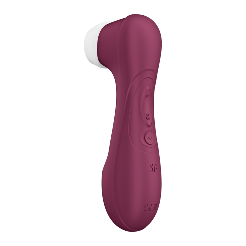 Pro 2 Generation 3 - Double Air Pulse Vibrator - Liquid Air and Connect App - Wine Red