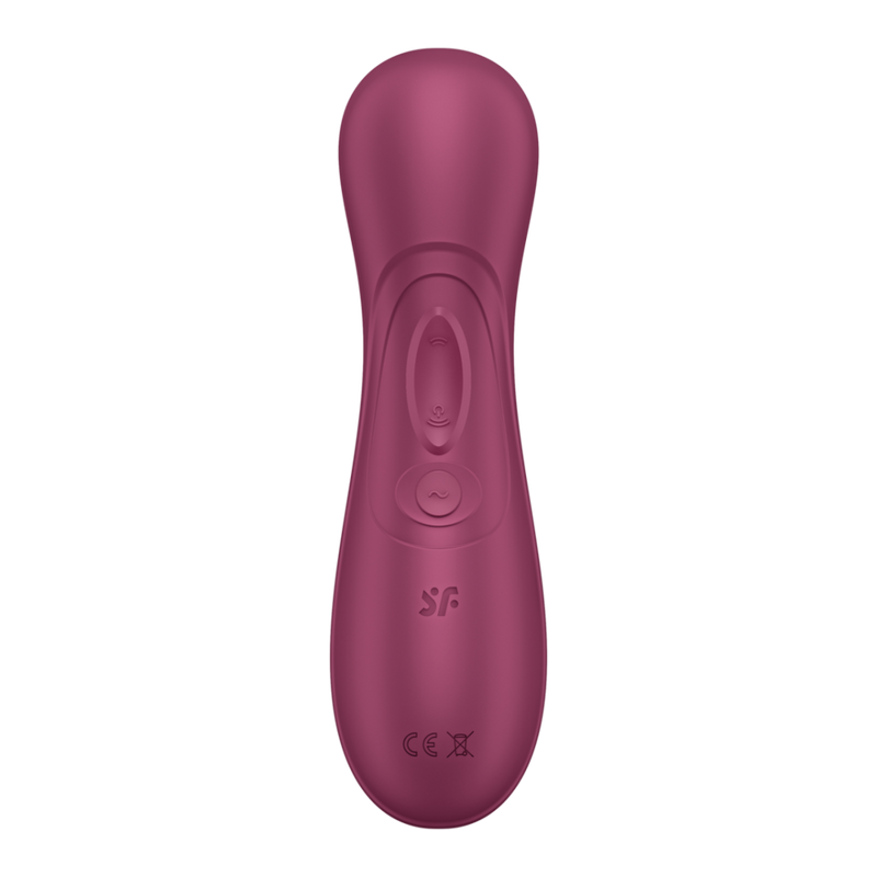 Pro 2 Generation 3 - Double Air Pulse Vibrator - Liquid Air and Connect App - Wine Red