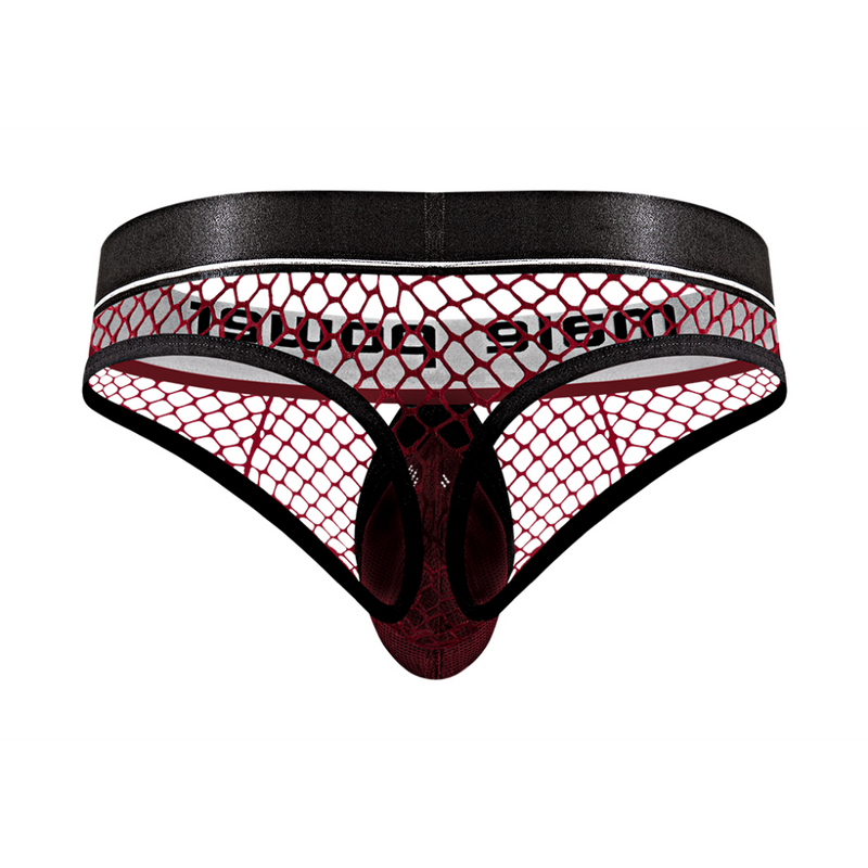 Cock Ring Thong - S/M - Burgundy