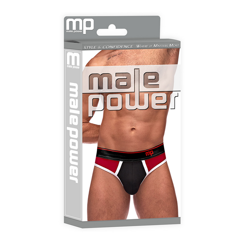 Panel Thong - L/XL - Black/Red