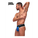 String Panneau - S/M - Noir/Bleu