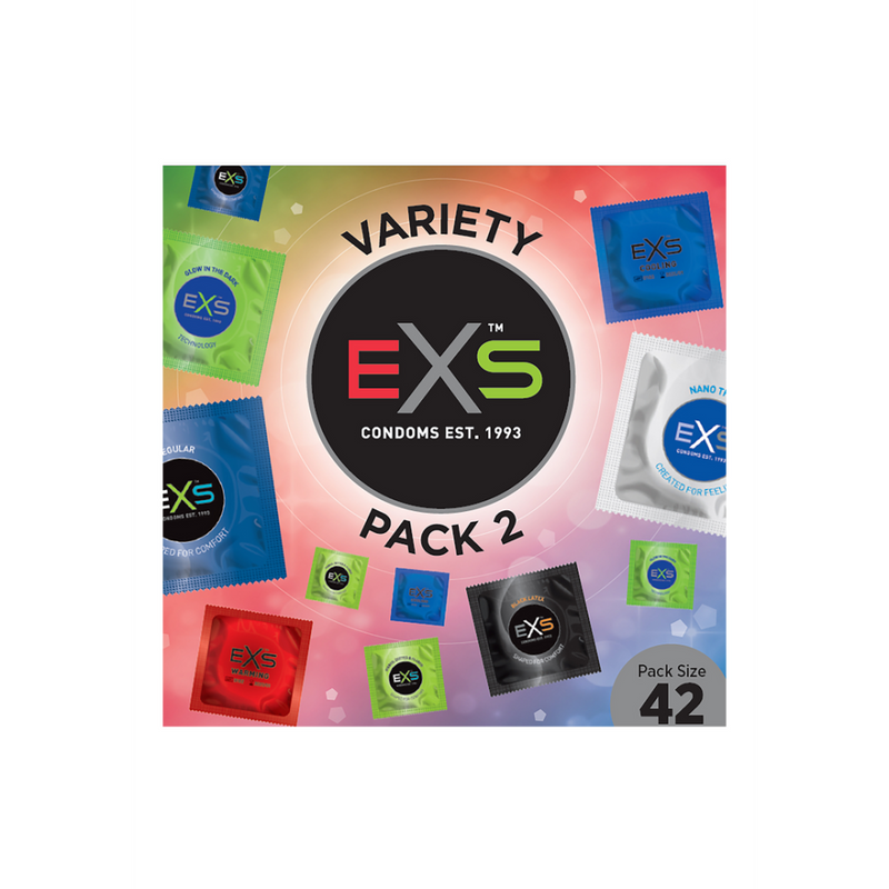 EXS Variety Pack 2 - Condoms - 42 Pieces