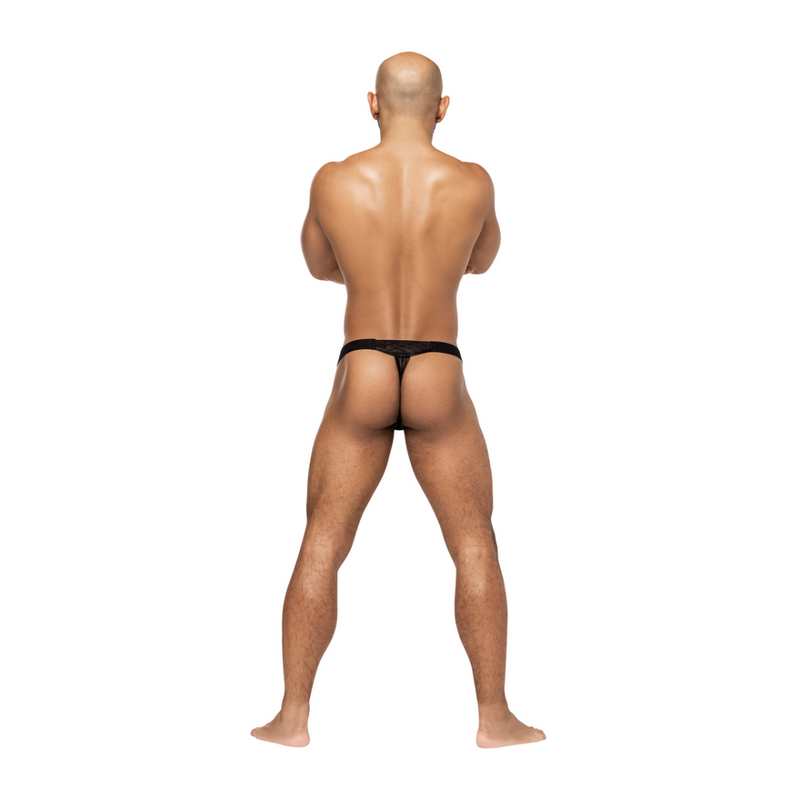 Micro Thong V - S/M - Black