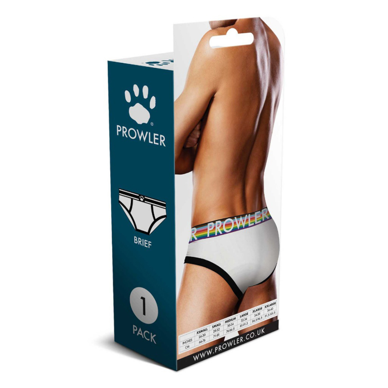 Oversized Paw Brief - XS - White